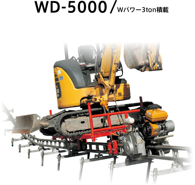 WD-5000 Wパワー3ton積載